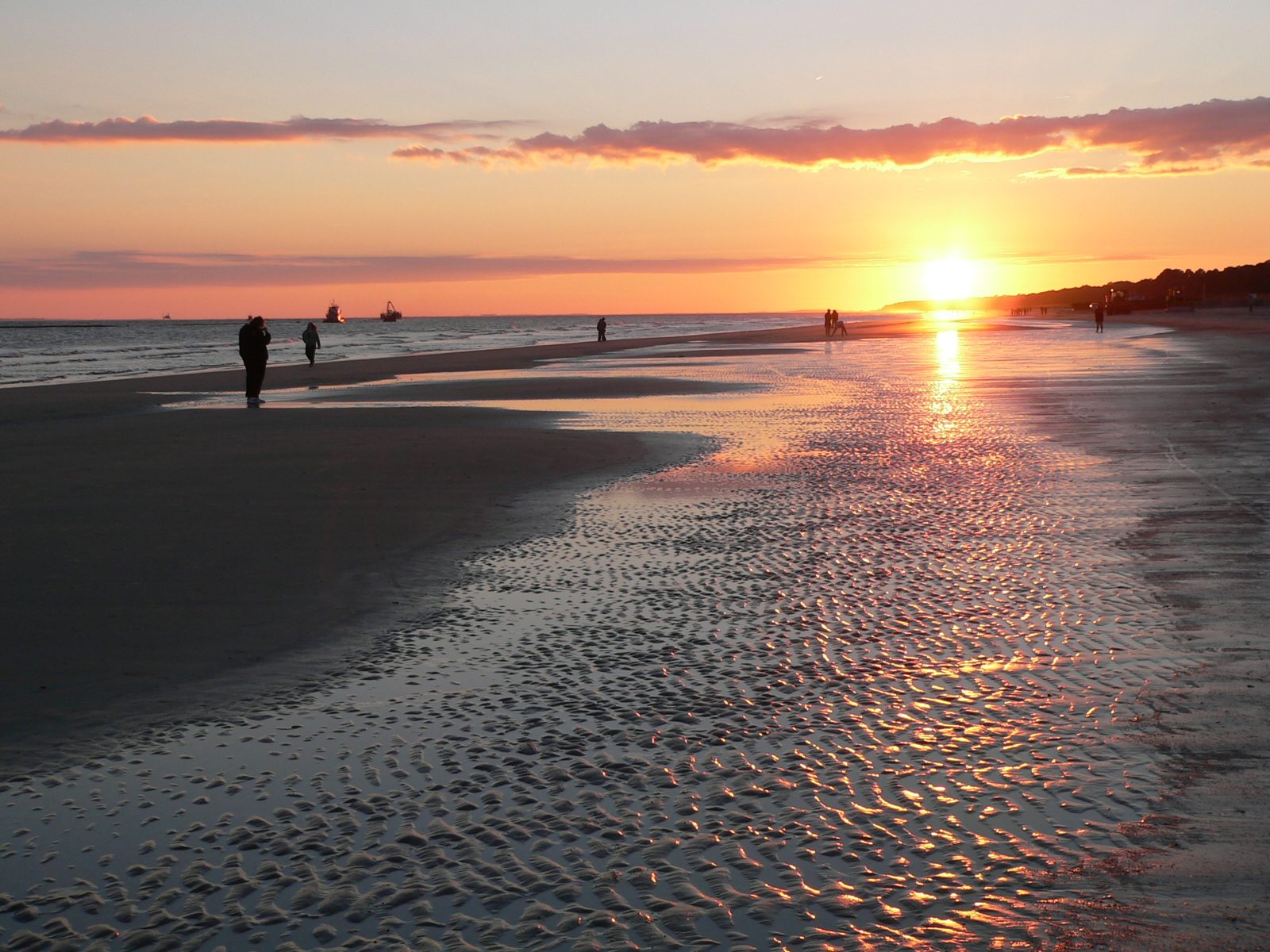 Sunset over the beach on Hilton Head Island